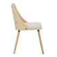 Trevi Chair - Set of 2 Cream By LumiSource | Dining Chairs | Modishstore - 3