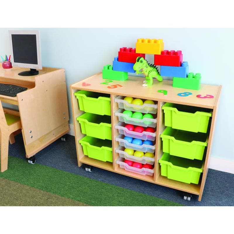 Whitney Brothers® Whitney Plus Green Tray Storage Cabinet | Cabinets | Modishstore