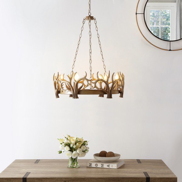 Safavieh Duriel Chandelier - Antique White | Chandeliers | Modishstore