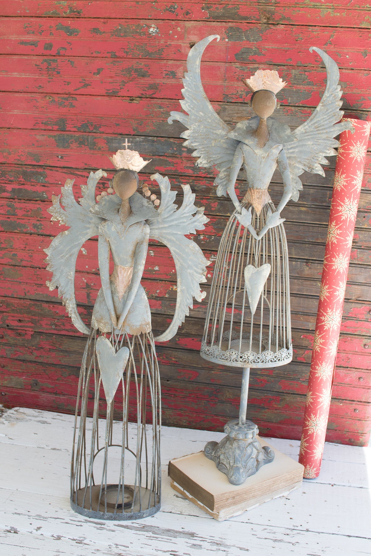 Kalalou Metal Christmas Angels | Modishstore | Holiday