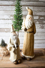 Resin Santas Set Of 2 By Kalalou