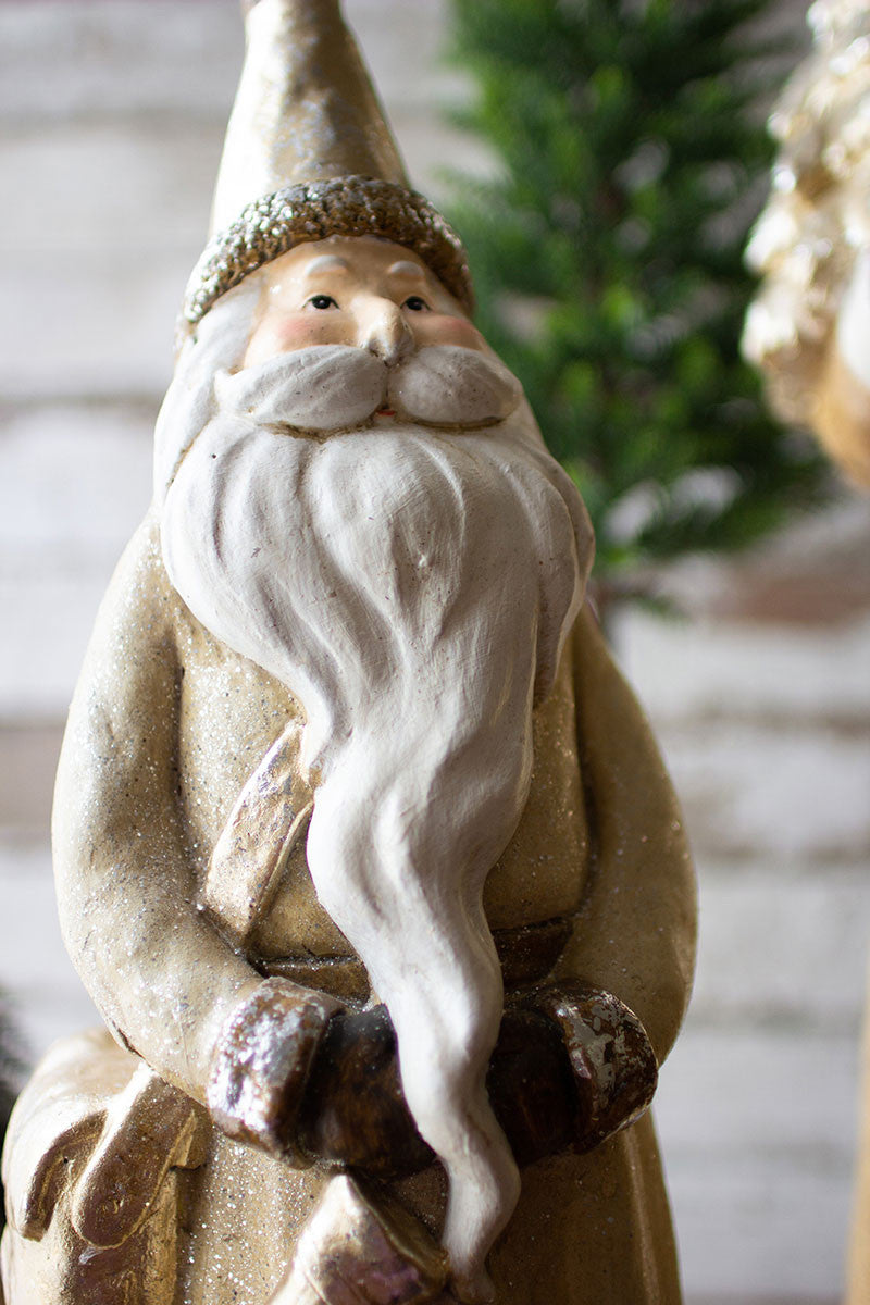 Resin Santas Set Of 2 By Kalalou-2