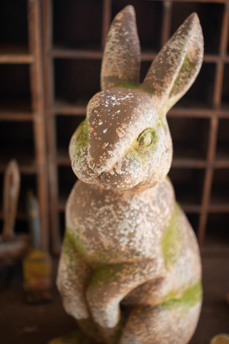 Faux Concrete Rabbit - Head Forward By Kalalou | Animals & Pets | Modishstore - 2
