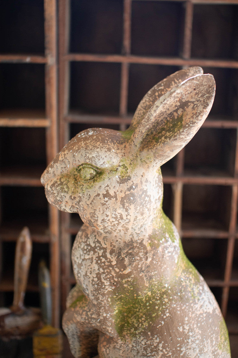 Faux Concrete Rabbit - Head Forward By Kalalou | Animals & Pets | Modishstore - 3