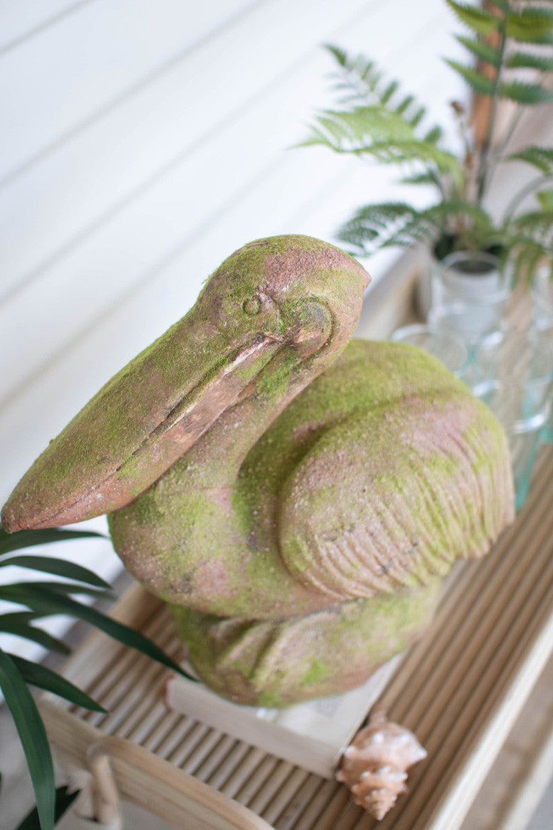 Faux Concrete Pelican By Kalalou | Animals & Pets | Modishstore - 3