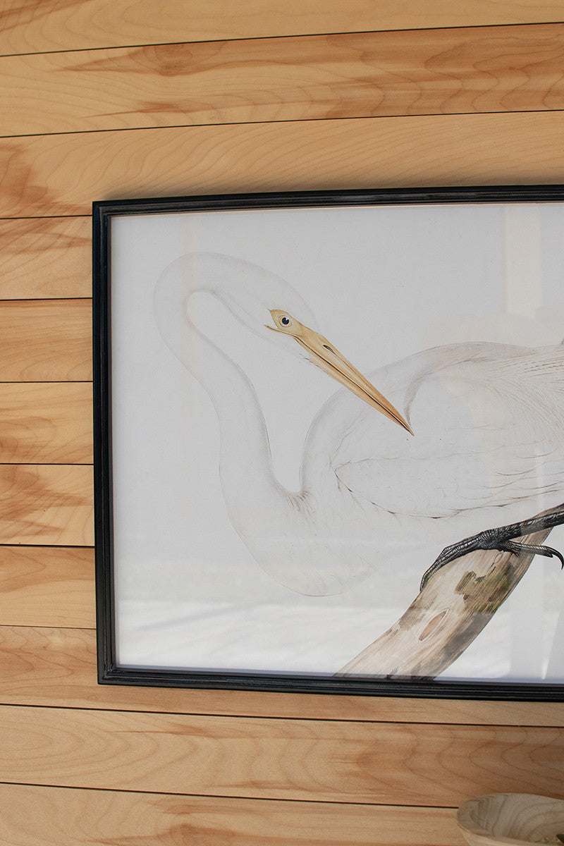 Framed Heron Prints Under Glass Set Of 2 By Kalalou-3