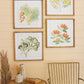 Flower Prints Under Glass Set Of 4 By Kalalou | Wall Decor |  Modishstore 