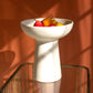Ceramic Compote - Tall By Kalalou | Trays & Pedestals | Modishstore - 4