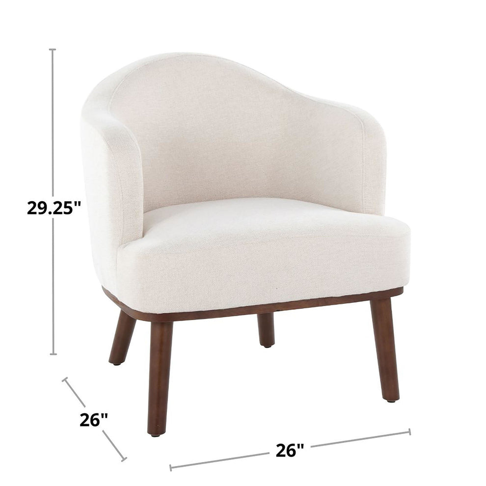 Ahoy Accent Chair Gray By LumiSource | Accent Chairs | Modishstore - 17