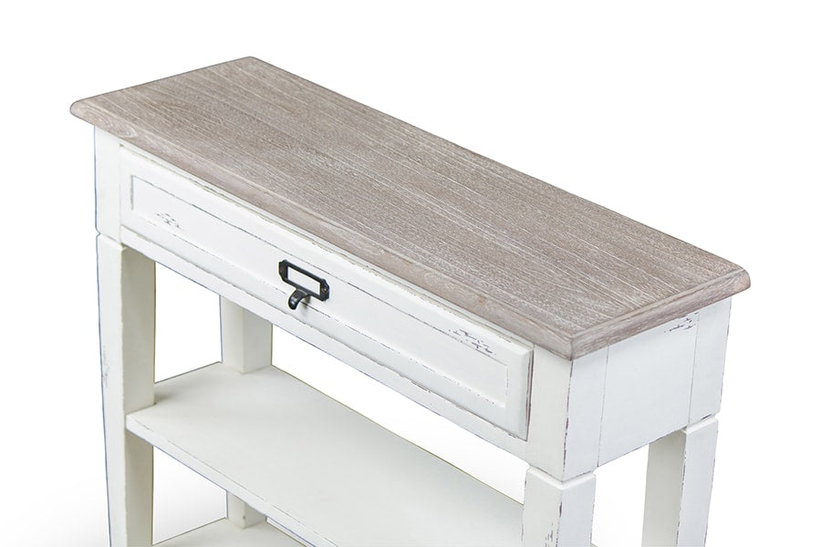 baxton studio dauphine traditional french accent console table 1 drawer | Modish Furniture Store-4