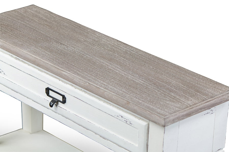 baxton studio dauphine traditional french accent console table 1 drawer | Modish Furniture Store-5