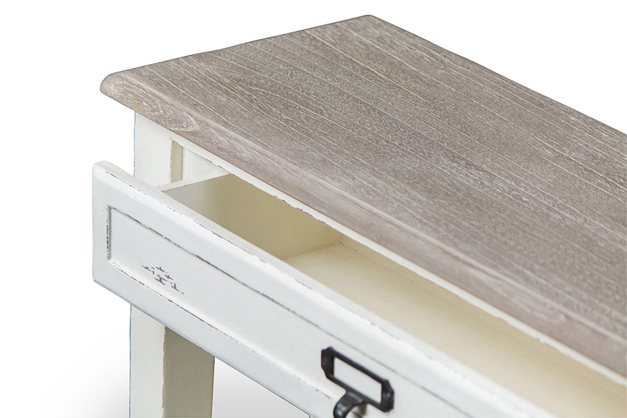baxton studio dauphine traditional french accent console table 1 drawer | Modish Furniture Store-6