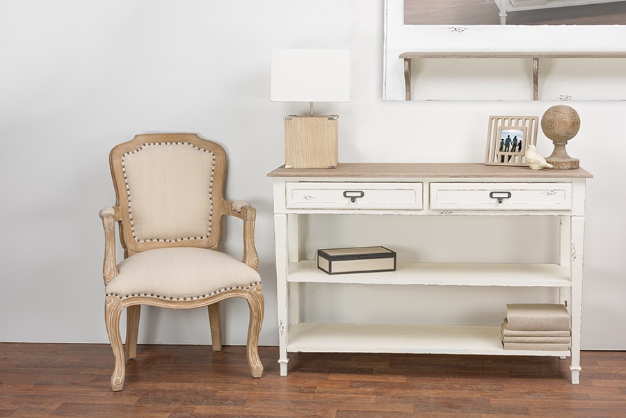 Baxton Studio Dauphine Traditional French Accent Console Table | Modishstore | Console Tables