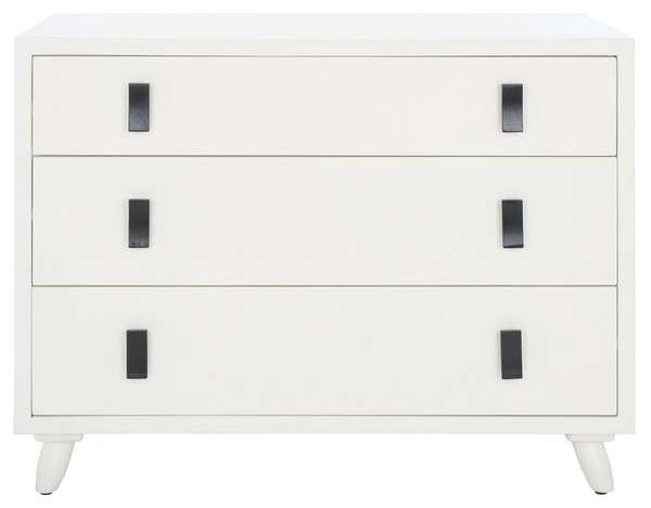 Safavieh Blaize 3 Drawer Chest - White | Drawers | Modishstore - 2