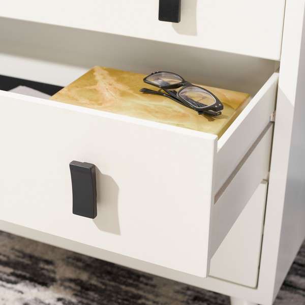 Safavieh Blaize 3 Drawer Chest - White | Drawers | Modishstore - 3