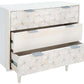 Safavieh Zinnia 3 Drawer Chest - White Wash | Drawers | Modishstore - 3