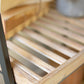 Metal And Slatted Wood Display Rack By Kalalou | Shelves & Shelving Units | Modishstore - 2