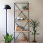 Metal And Slatted Wood Display Rack By Kalalou | Shelves & Shelving Units | Modishstore - 4