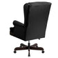 Flash Furniture CI-J600-BK-GG High Back Traditional Tufted Black Leather Executive Swivel Office Chair | Office Chairs | Modishstore-3