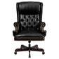 Flash Furniture CI-J600-BK-GG High Back Traditional Tufted Black Leather Executive Swivel Office Chair | Office Chairs | Modishstore-2