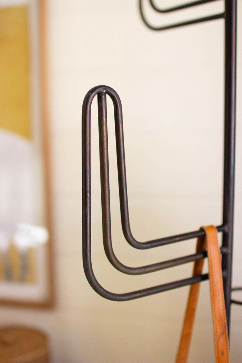 Black Iron Cactus Coat Tower - Kd Not Freight By Kalalou | Coat Racks | Modishstore - 2