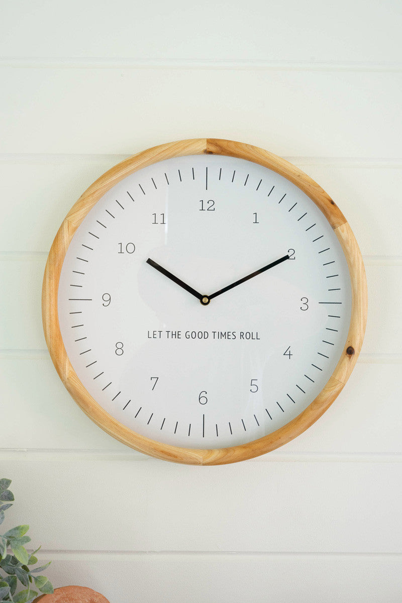 Let The Good Times Roll Wall Clock By Kalalou | Clocks | Modishstore - 3