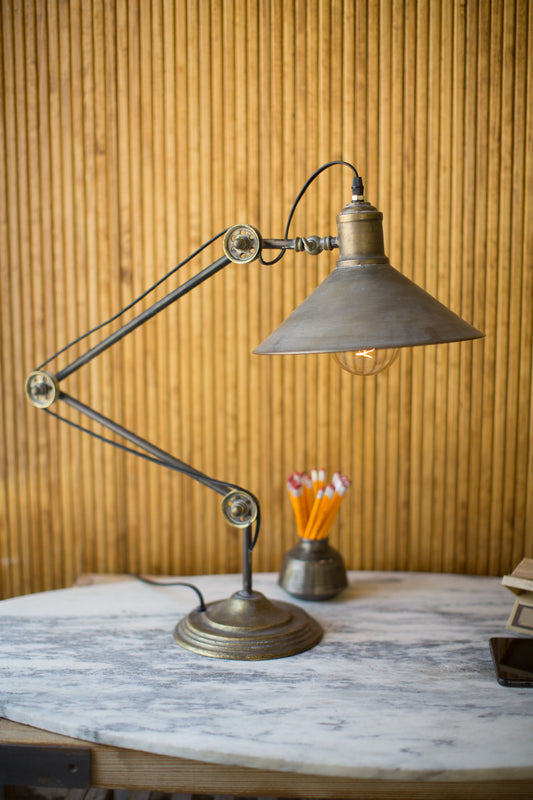 Kalalou Metal Table Lamp | Modishstore | Table Lamps