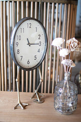 Table Clock With Duck Feet By Kalalou