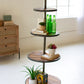 Four Tiered Recycled Wood And Metal Display Tower | Display Cases |  Modishstore 