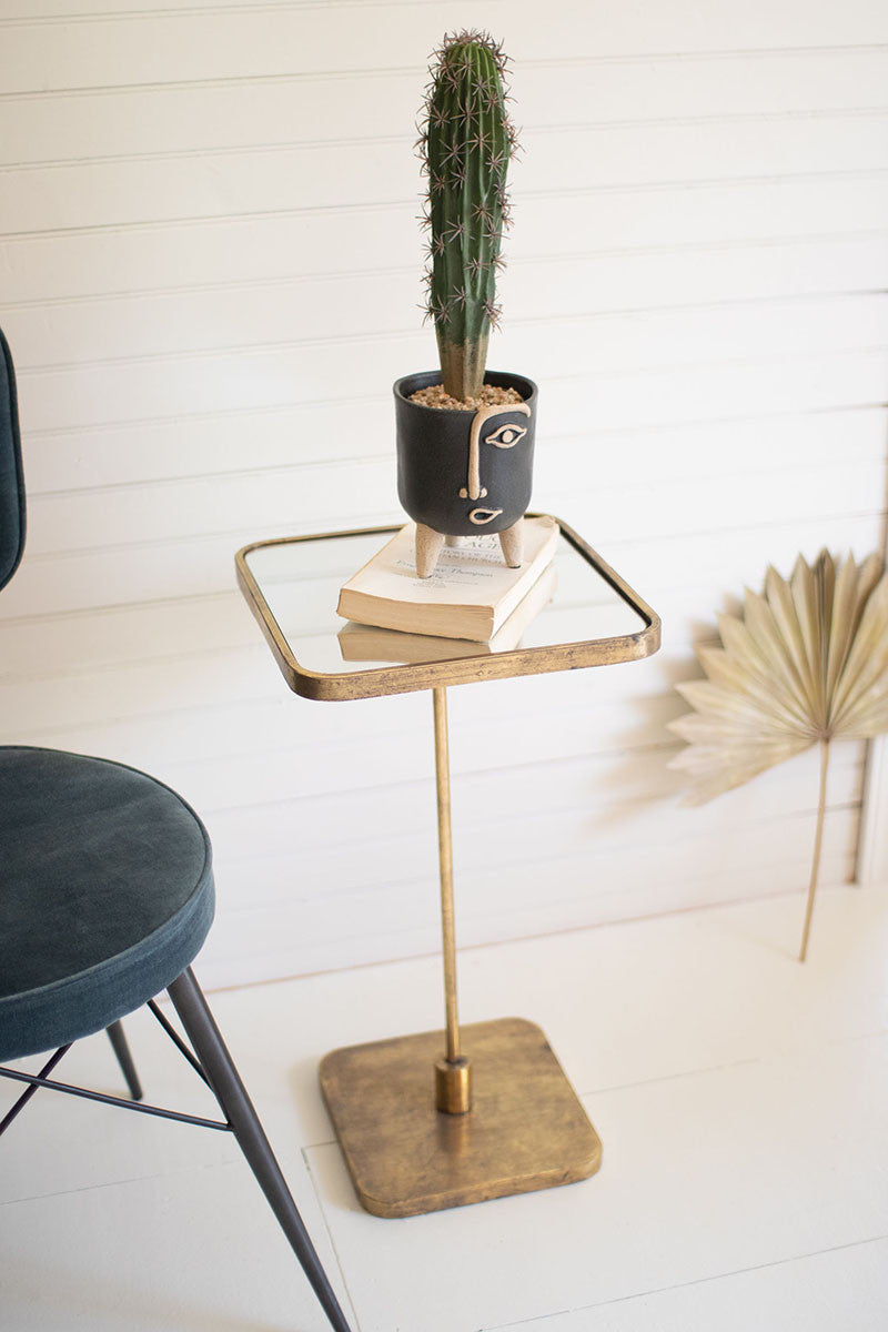 Accent Cocktail Table With Mirror Top By Kalalou-5