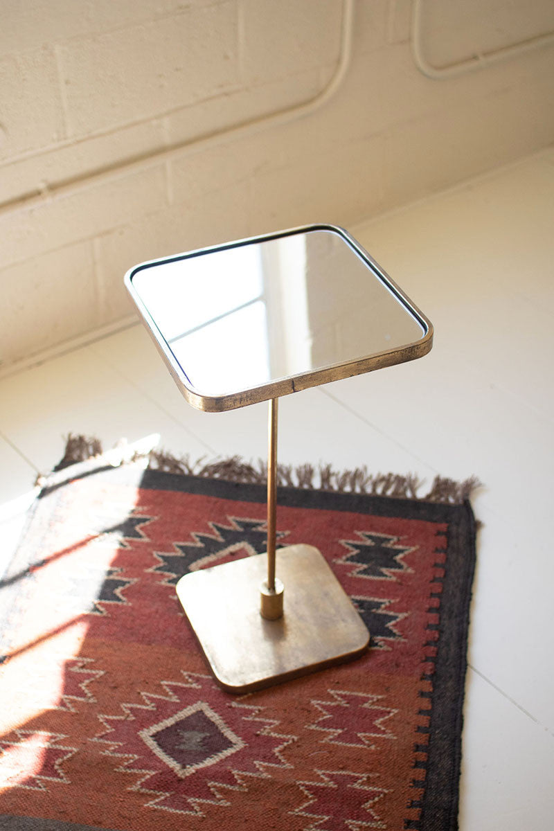 Accent Cocktail Table With Mirror Top By Kalalou-3