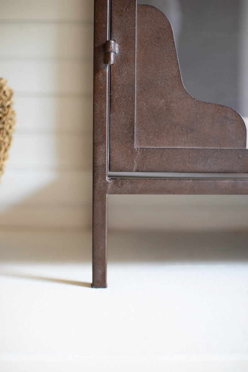 Metal And Glass Cabinet 71" Tall | Cabinets |  Modishstore  - 4