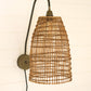 Wicker Dome Wall Sconce Lamp | Wall Lamps |  Modishstore 