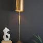 Antique Gold Table Lamp With Metal Barrel Shade By Kalalou | Table Lamps | Modishstore