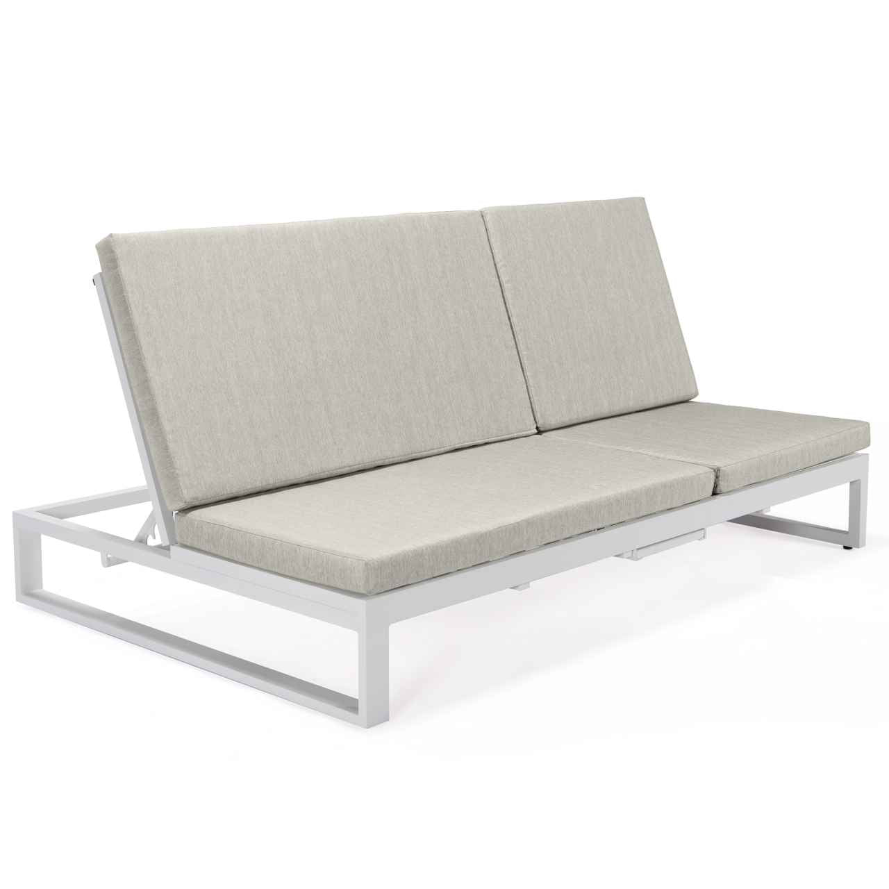LeisureMod Chelsea Convertible Lounge Reclining Double Chaise With Cushions | Outdoor Recliners & Lounge Chairs | Modishstore - 14