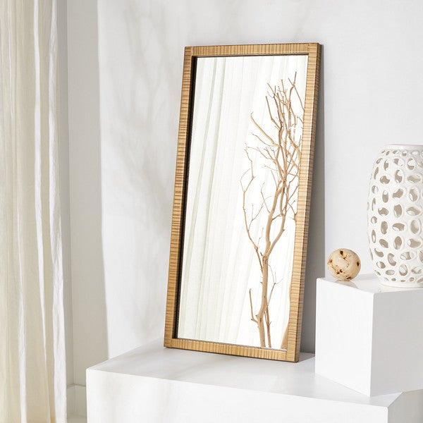 Safavieh Ofelia Antique Brass Mirror | Mirrors | Modishstore
