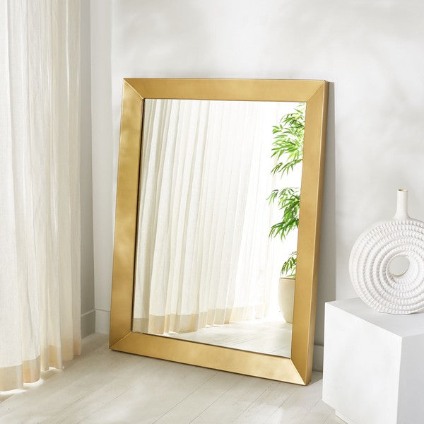 Safavieh Veronika Brass Mirror | Mirrors | Modishstore