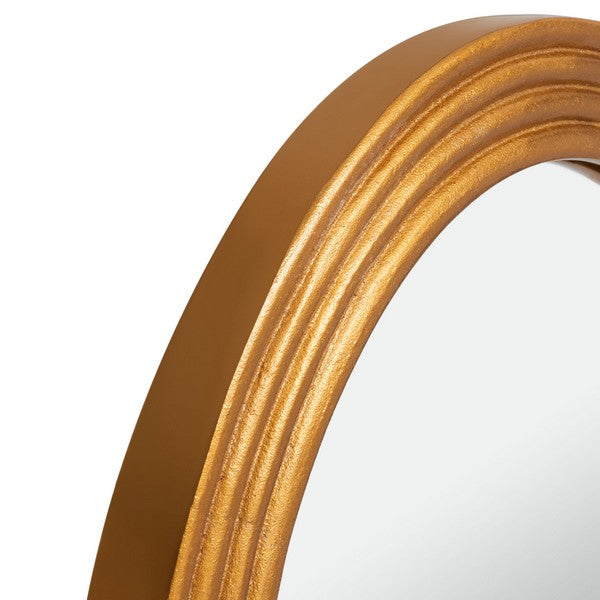 Safavieh Jeanelle Oval Gold Mirror | Mirrors | Modishstore - 2