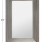 Safavieh Kerry Large Rect Wall Mirror - Silver | Mirrors | Modishstore - 2