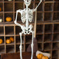 Rustic White Metal Skeleton On A Stand By Kalalou | Sculptures | Modishstore