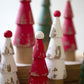 Set Of Nine Turned Wood Painted Christmas Trees By Kalalou | Christmas Trees | Modishstore - 4