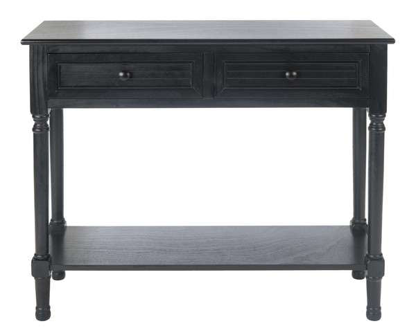 Safavieh Tate 2Drw Console Table - Black | Console Tables | Modishstore - 2