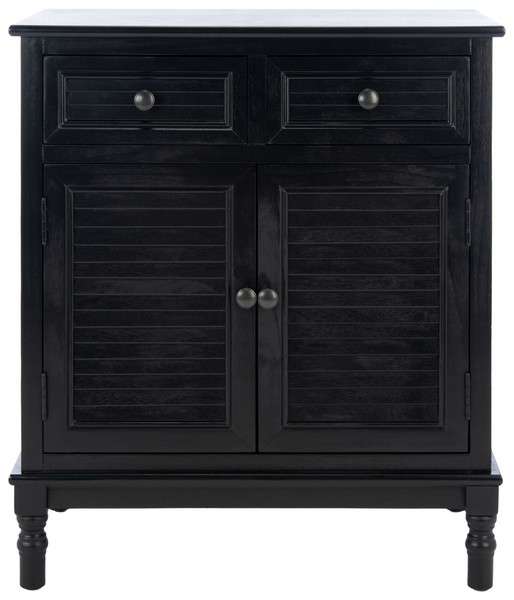 Safavieh Tate 2Drw 2 Door Sideboard - Black | Console Tables | Modishstore - 2