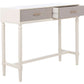 Safavieh Estella 2Drw Console Table - White | Console Tables | Modishstore - 3