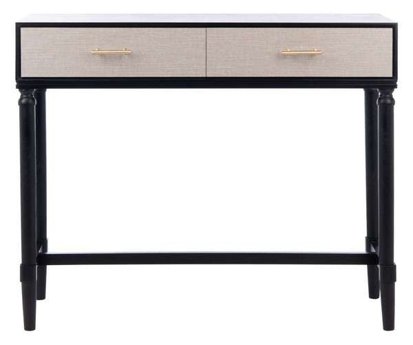 Safavieh Estella 2Drw Console Table - Black | Console Tables | Modishstore - 2