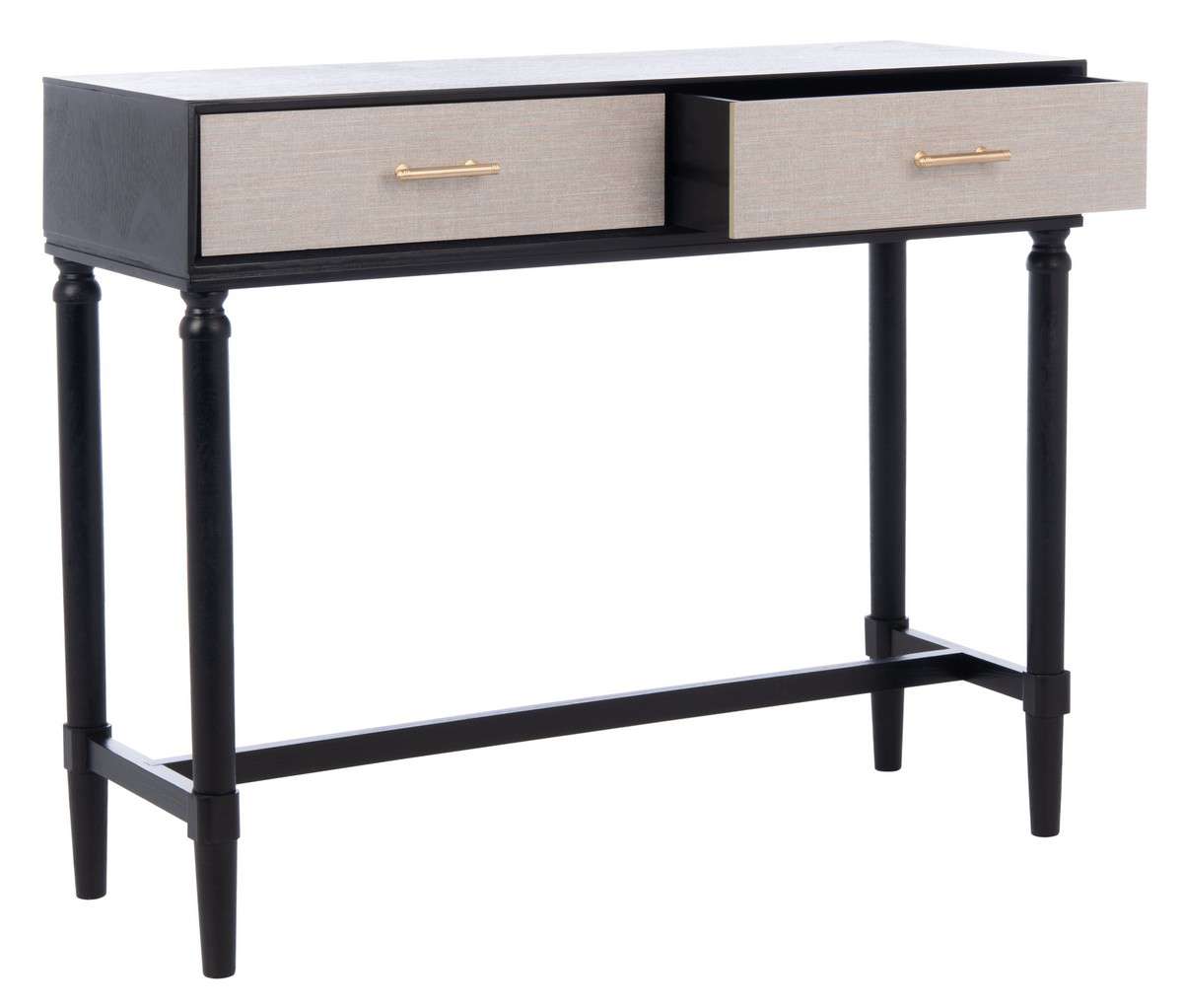 Safavieh Estella 2Drw Console Table - Black | Console Tables | Modishstore - 3