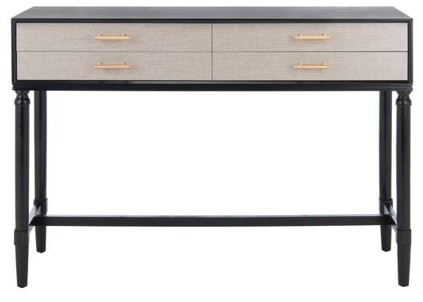 Safavieh Estella 4Drw Console Table - Black | Console Tables | Modishstore - 2