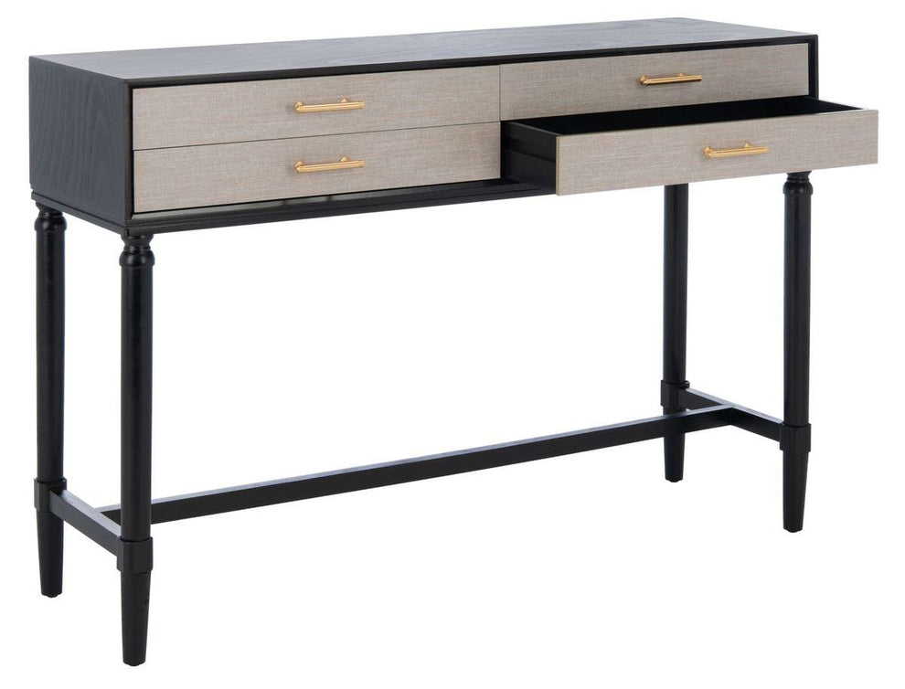 Safavieh Estella 4Drw Console Table - Black | Console Tables | Modishstore - 3