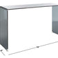 Safavieh Huck Tempered Glass Console Table - Clear | Console Tables | Modishstore - 3