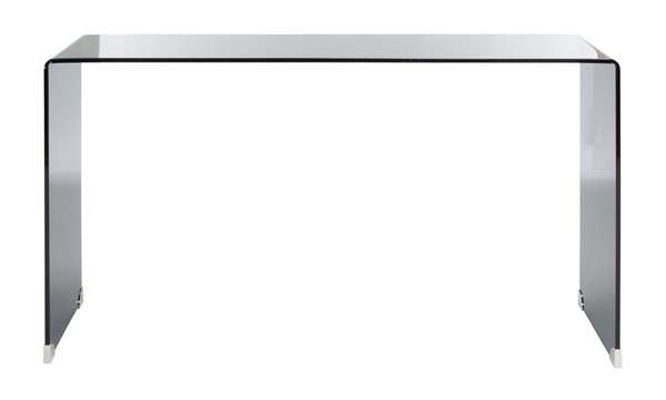 Safavieh Huck Tempered Glass Console Table - Clear | Console Tables | Modishstore